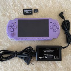 Sony PlayStation Portable Psp 3001 Purple w/ 7000+ Games Saved