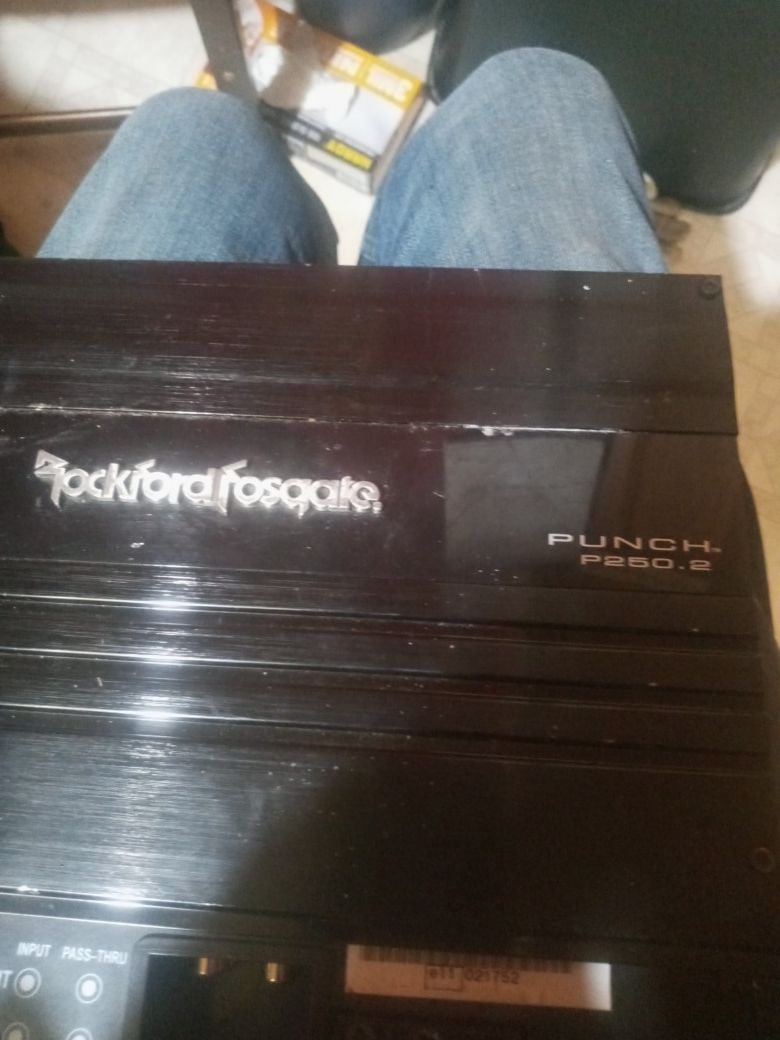 R.fosgate 2 channel amp