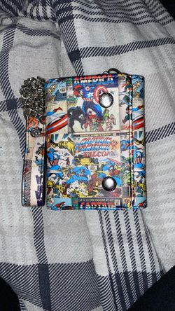 Captain America Wallet W/chain