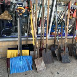 SHOVELS SHOVELS SHOVELS PLASTIC AND METAL