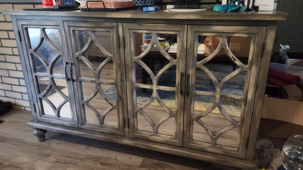 Console Table Cabinet Storage