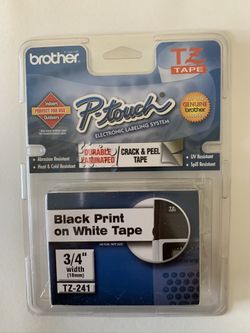 Brother electronic printing tape