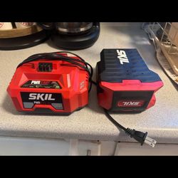 SKIL Lawn Mower Battery & Charger