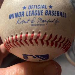 1 Dozen Used Minor League Baseballs  Plus A Signed Michael King Baseballl