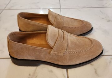 Peter Millar Madison Suede Penny Loafer Size 8 Mens