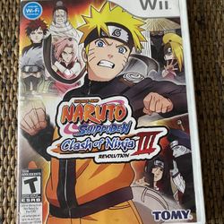 Naruto Clash Of Ninja Revolution 3 Wii Game