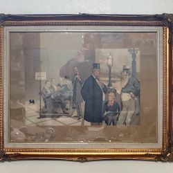 Vanity Fair Print by Spy, 1893: "On The Terrace - A Political Spectacle" 