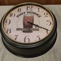 Irish Pub Wall Clock 