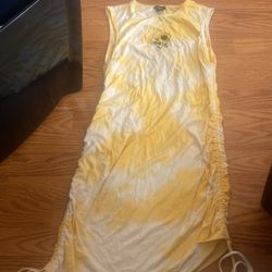 Tie-dyed Sunflower Dress