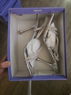 Women Silver Heels