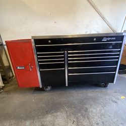 Snap On Tool Box 24x54 With Side Cabinet 