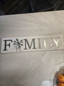 Family Barn Sign