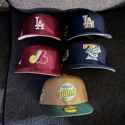 7 1/2 And 7 3/8 Hats Fitted New Era