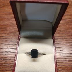 Simulated Onyx Ring