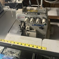 Several Industrial Sewing Machines