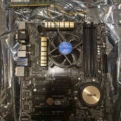 Intel i5-4690K + ASUS Z97-A + ADATA 8GB DDR3-1600 + Stock Cooler