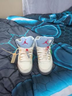 Off white Jordan 5 sails