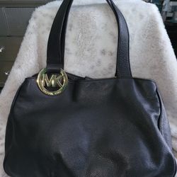 Michael Kors Black With Gold Hardware Bag 