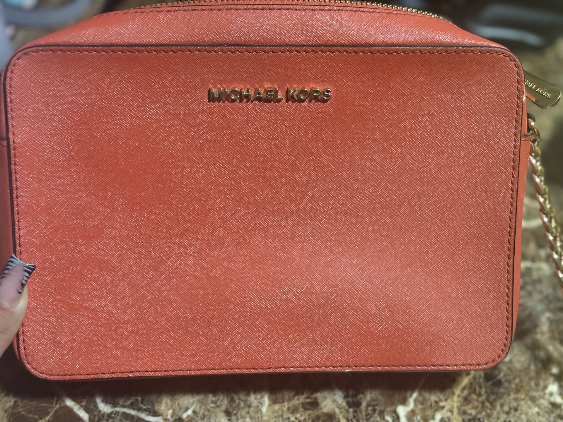 Red Michael Kors Purse
