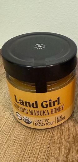 Brand New Land Girl Organic Mānuka Honey UMF 5+ MGO 100+ 8.8oz