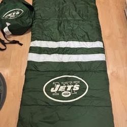 NFL NY Jets Sleeping Bag In Carrying Bag