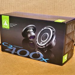 🚨 No Credit Needed 🚨 JL Audio Car Speaker Set 4" or 4"x6" 2-Way Coaxial Speaker System 105 Watts C2-400X 🚨 Payment Options Available 🚨