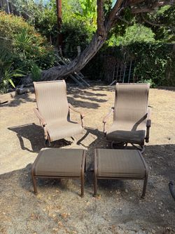 Outdoor Chairs & Table Set