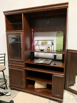 Tv stand, entertainment center $45 tv stand, bookshelves furniture, bookcase, organizer, living room decorations and furniture, family room