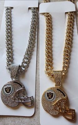 20 or 24 Inch Raiders iced Chain Necklace see all pictures sold separately SHIPPING AVAILABLE