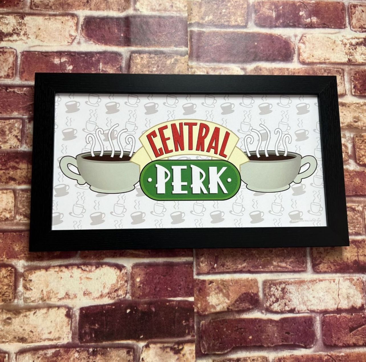 FRIENDS (TV Show) Central Perk Coffee Logo Wood Wall Decor