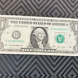 2013 $1 Dollar Magic Number 9s !! 