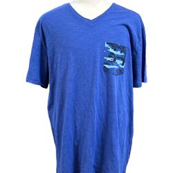 Route 66 Blue Tee Shirt Camo Pocket  2XL NWT