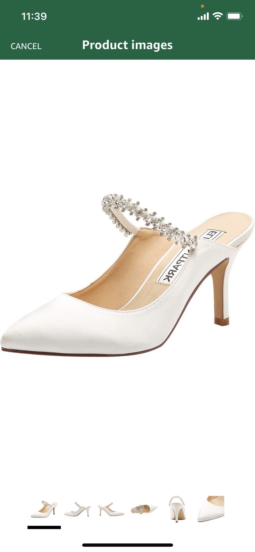 Wedding Shoes/heels 3”