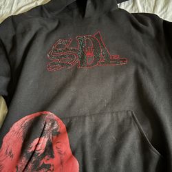 Sdl Hoodie With Rhinestones