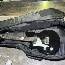 Left Handed 8 string Modern Airline guitar with case pick up only 