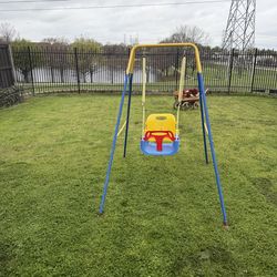 Toddler A frame swing