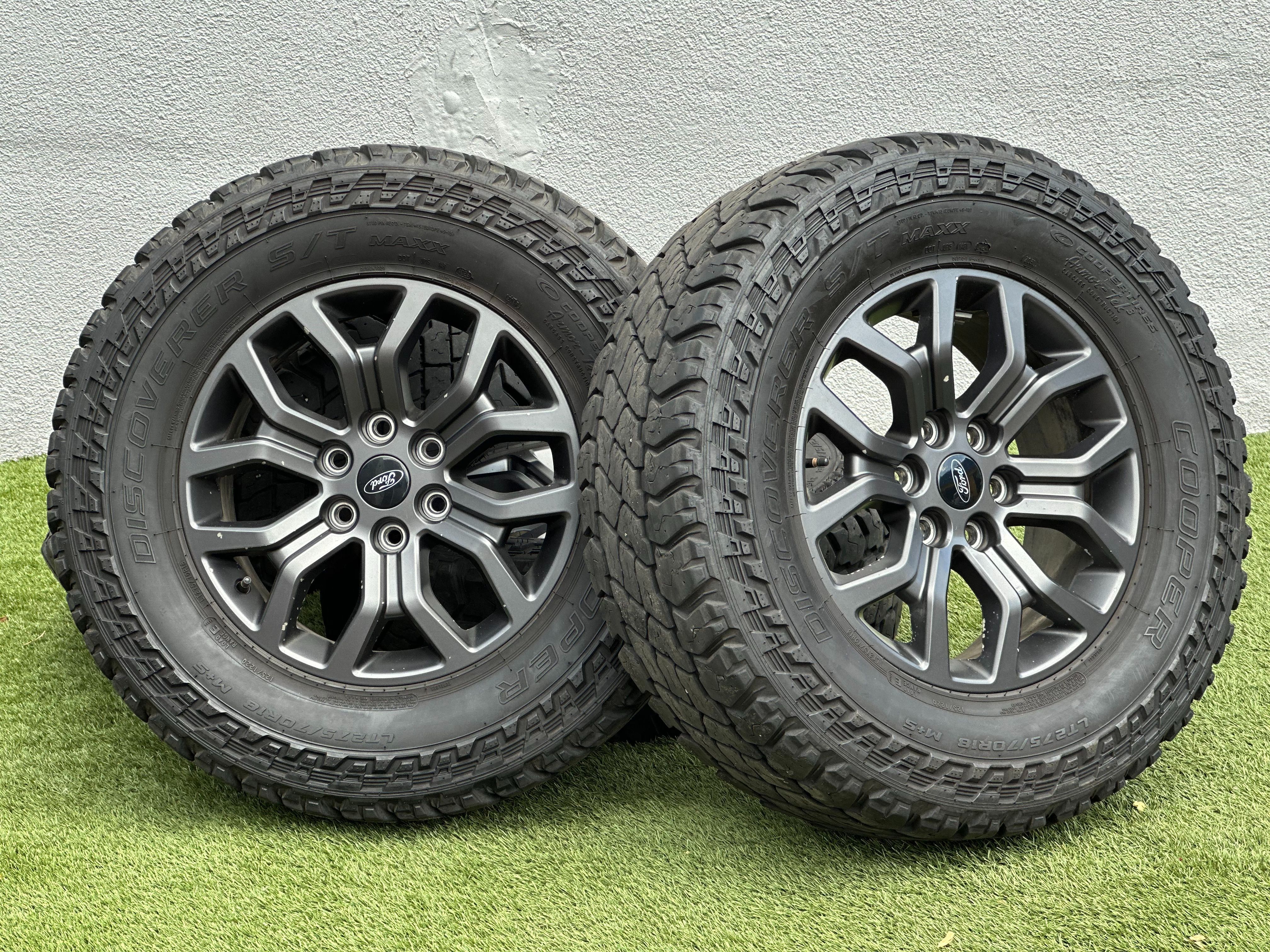 OEM 18” Ford F-150 Tremor Wheels 6x135 Rims 275/70R18 Cooper S/T Max Tires Expedition F150 FX4