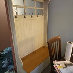 Coat rack Bench
