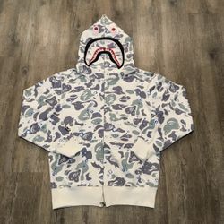 Bape Hoodie Space Camo Size Large 