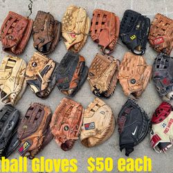 Softball Gloves Catcher gloves All In Great Condition $50 Each Firm! Have Softball And Baseball
