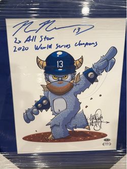 Dodgers Signed Art - The One Artist