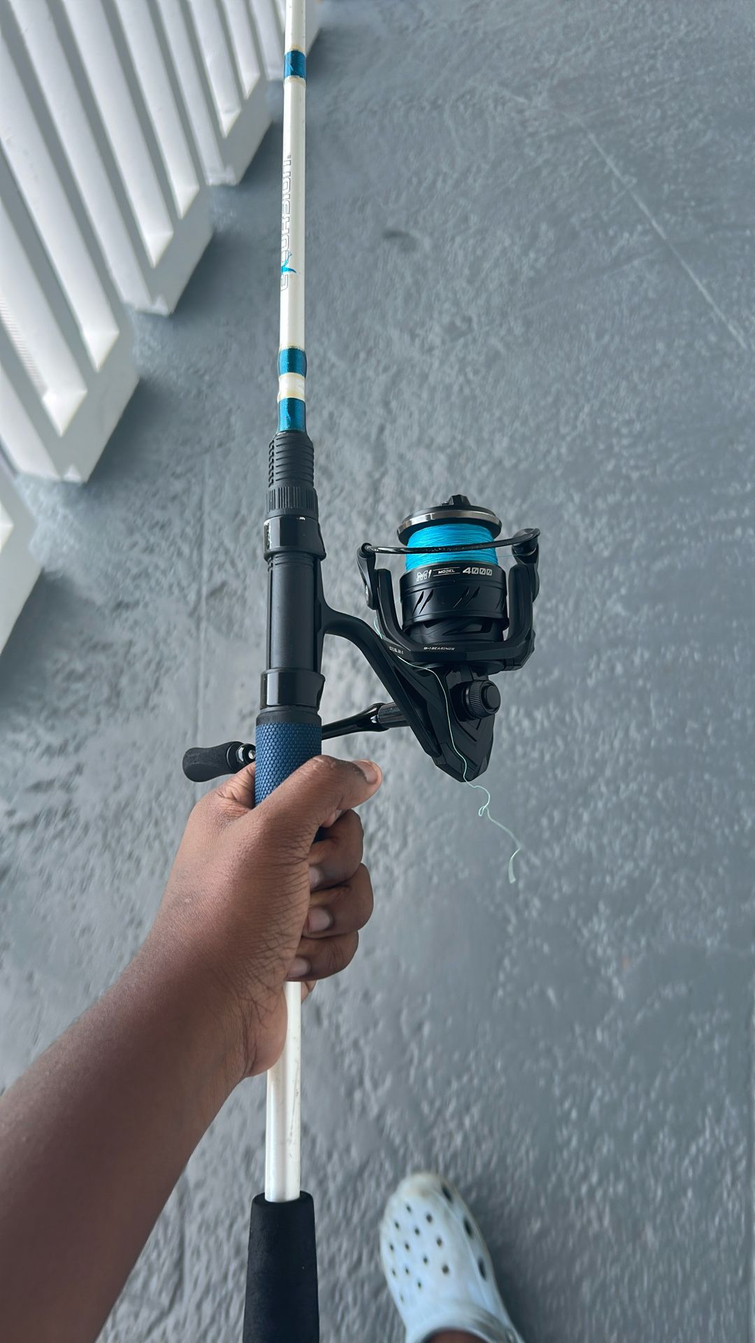 M1 Handing Reel Combo Paired With 7ft Shakespeare Rod
