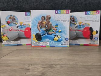 Intex Water Gun Plane Ride On