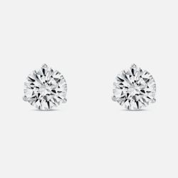 3CT 14KT  Diamond Earrings 