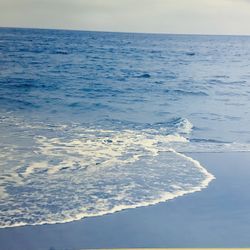 Large Ocean Beach Wall Art - Retail $275