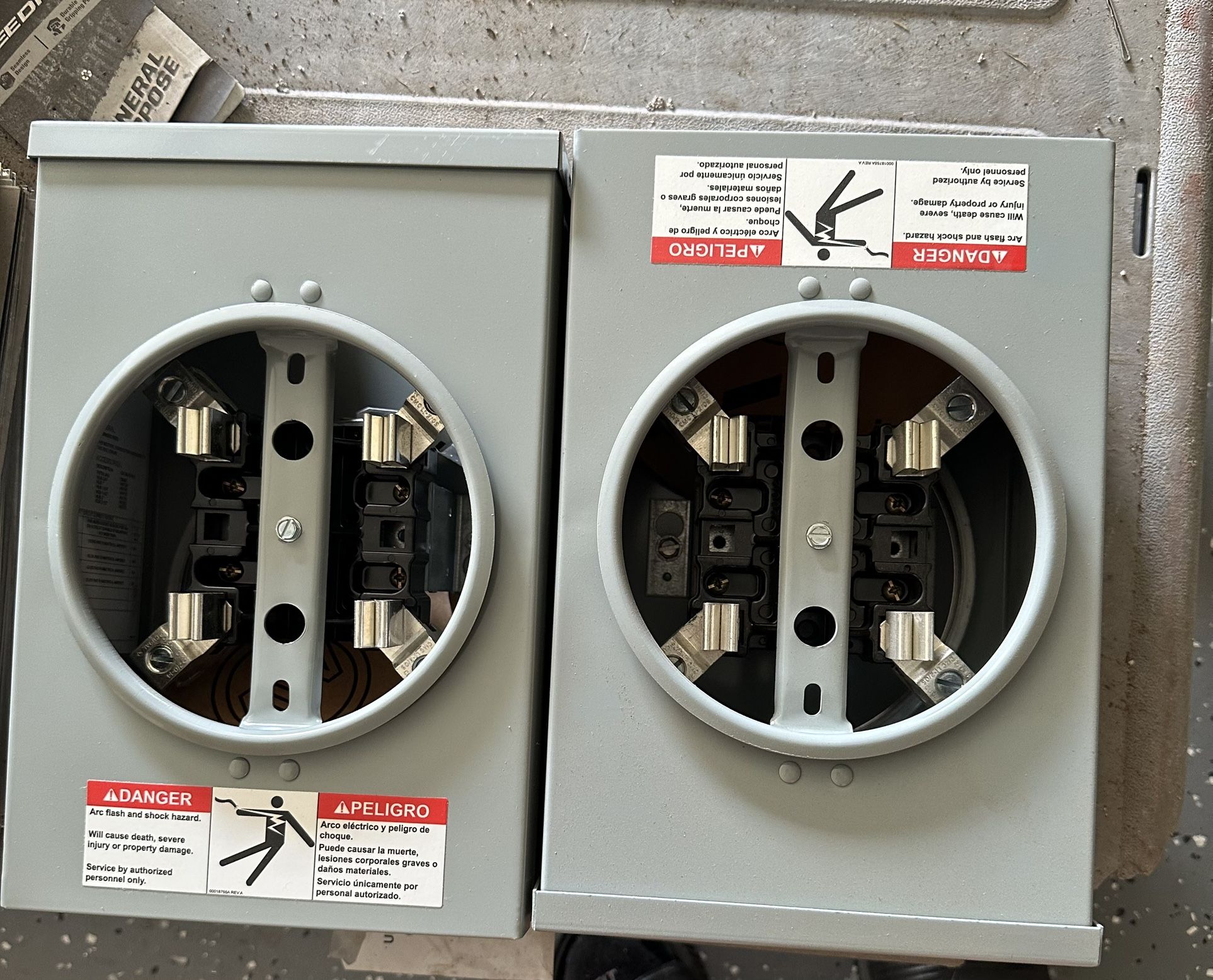 Electrical 125 Amp Single Meter Socket