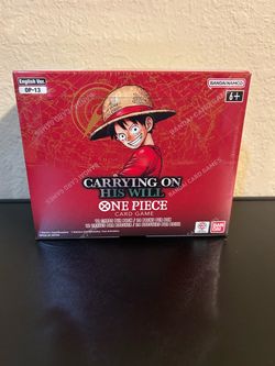One Piece OP-13 Carrying on His Will Booster Box