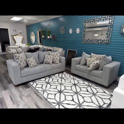 New Sofa + Loveseat Set 