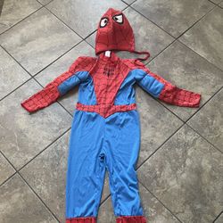 Kids Spider Man Costume Size M7/8