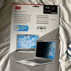 3M Black Privacy Filter 15.6